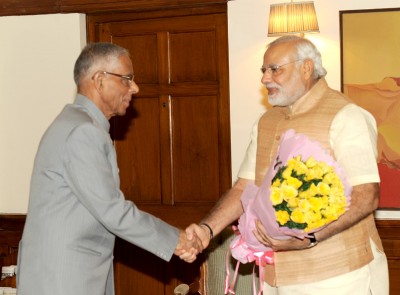 Telangana CM, 2 Guvs meet PM Modi